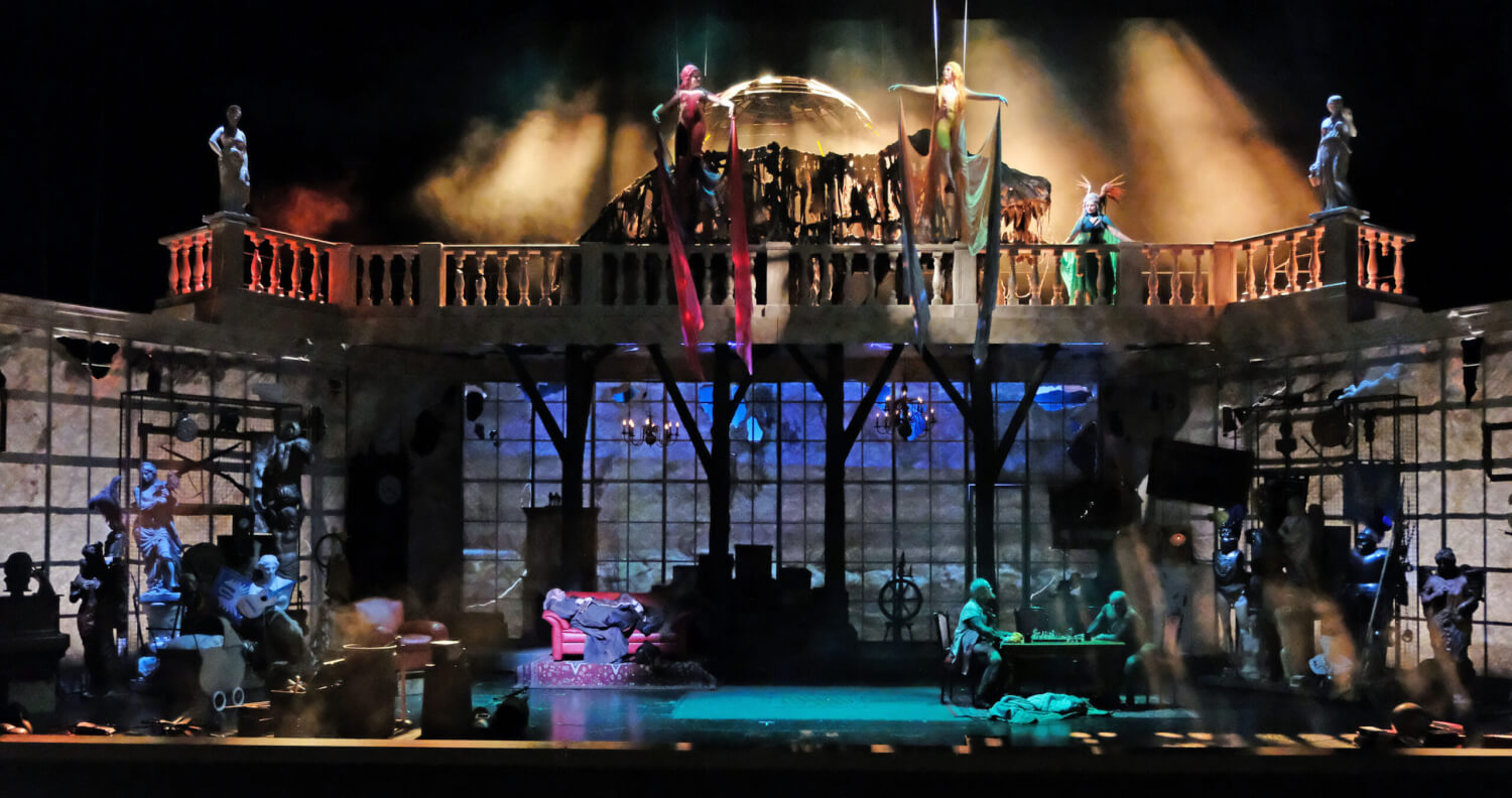 Erik Fenton (Siegfried), Jaco Venter (Alberich), Matthias Wohlbrecht (Mime), Uliana Alexyuk (Waldvogel), Statisterie 