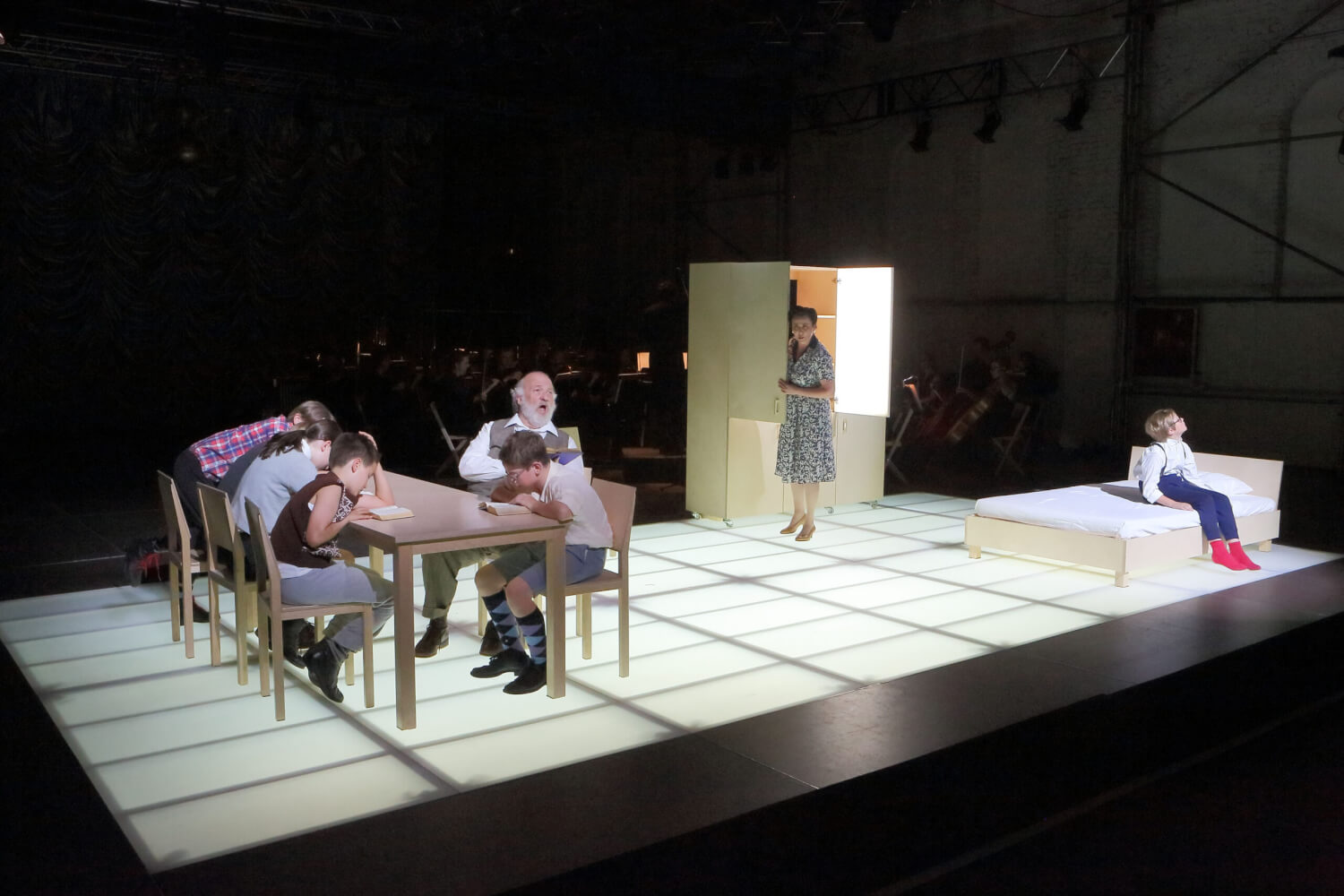 Szene aus der Uraufführung "Hiob"