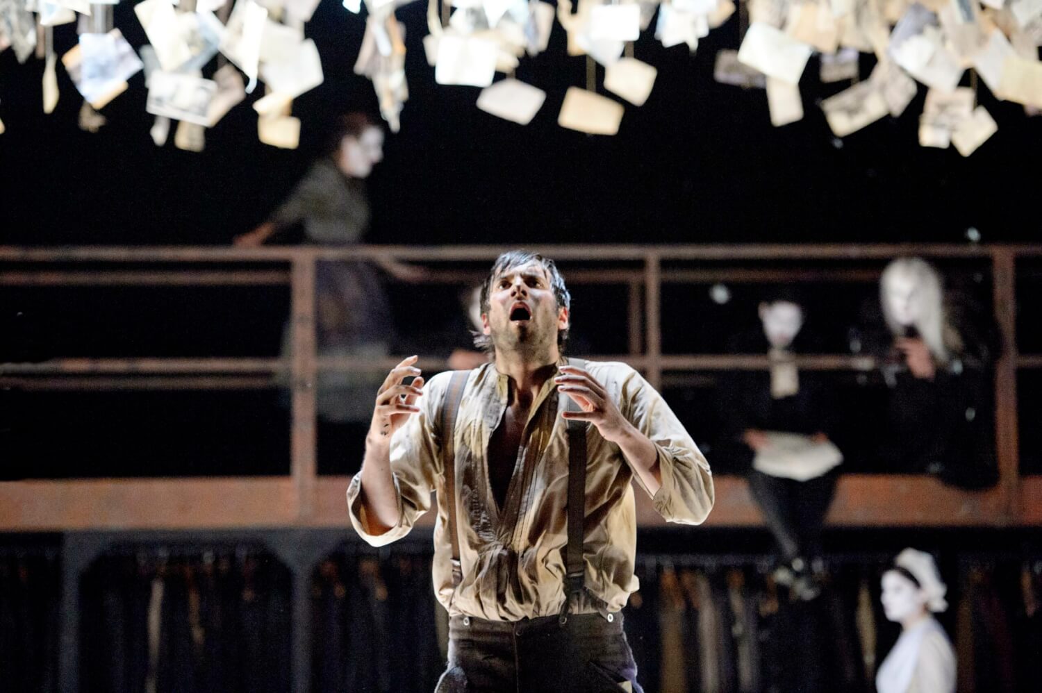 "Don Juan kommt aus dem Krieg" bei den Salzburger Festspielen 2014 (Regie: Andreas Kriegenburg)