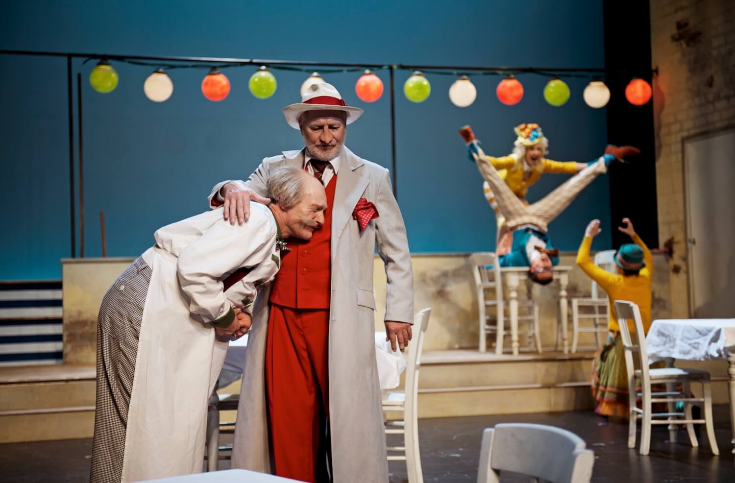 Szene aus "Diener zweier Herren" in Konstanz