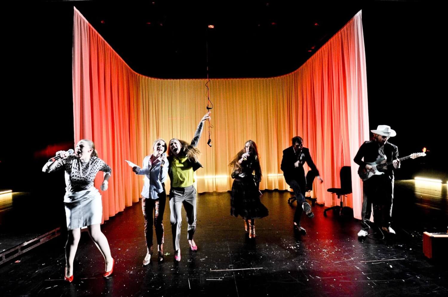 Aliki Hirsch, Sarah Schulze Tenberge, Ewa Noack, Anne Sofie Schietzold, Robin Berenz und Matthias Gärtner