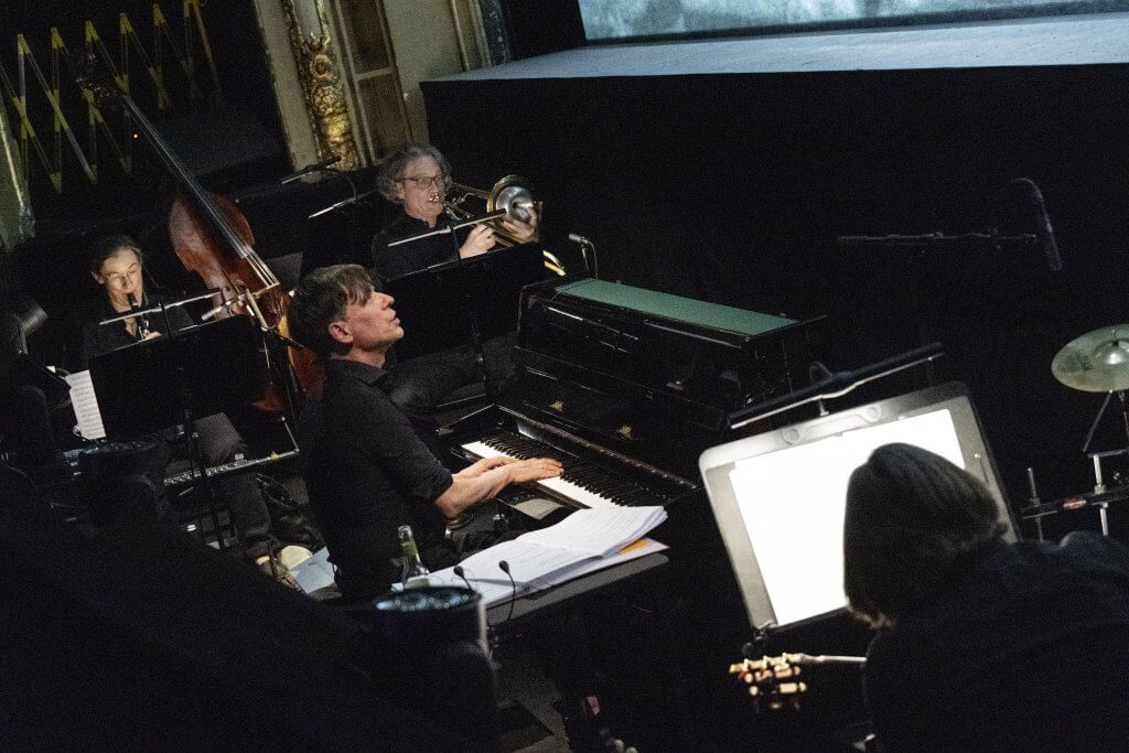 Ein Blick in den Orchestergraben.