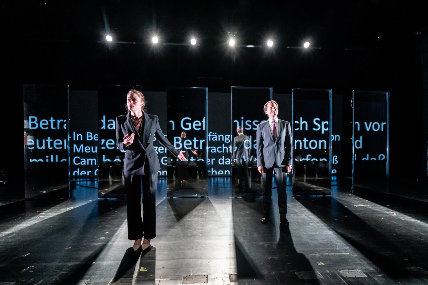 Szene aus "Dantons Tod reloaded"