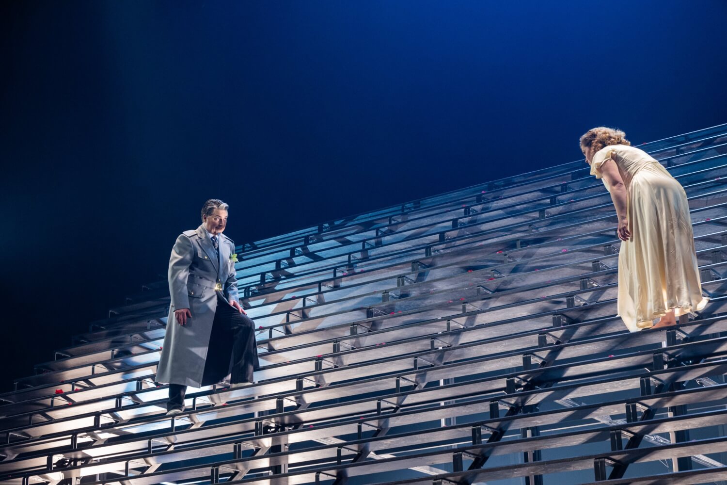 Jan Friedrich Eggers und Susann Vent-Wunderlich in "Herzog Blaubarts Burg"