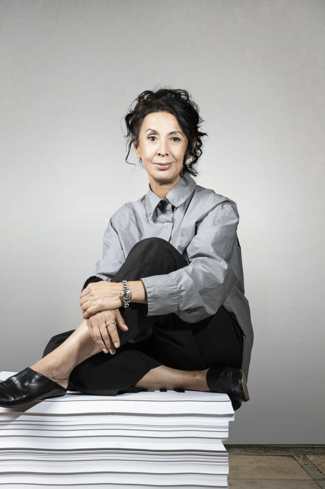 Zu sehen ist Shermin Langhoff, Intendantin des Maxim Gorki Theater