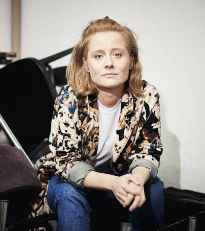 Man sieht Greta Călinescu, Intendantin Theater Ulm