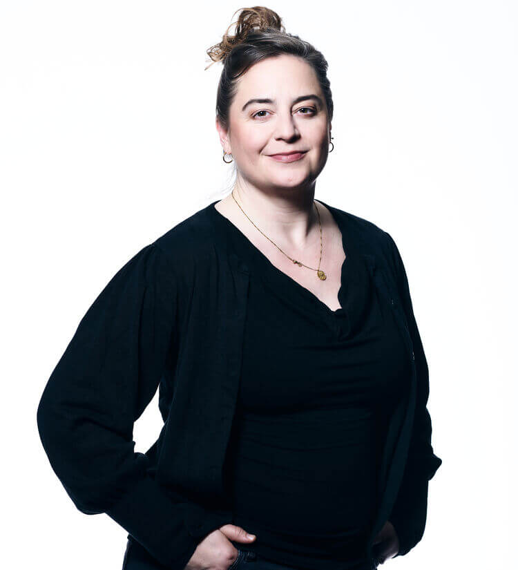 Zu sehen ist Kerstin Grübmeyer, Leiterin des Schauspiels am Theater Aachen.