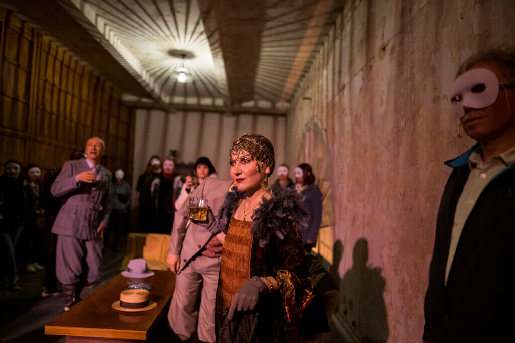 Szenenbild aus „GATSBY!“ am Theater Görlitz-Zittau