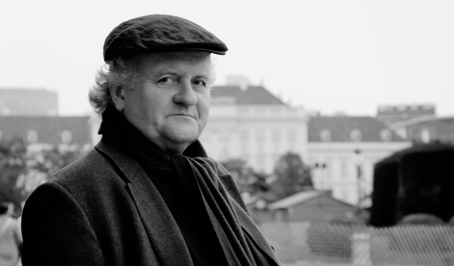 Zu sehen ist der verstorbene Komponist Wolfgang Rihm.