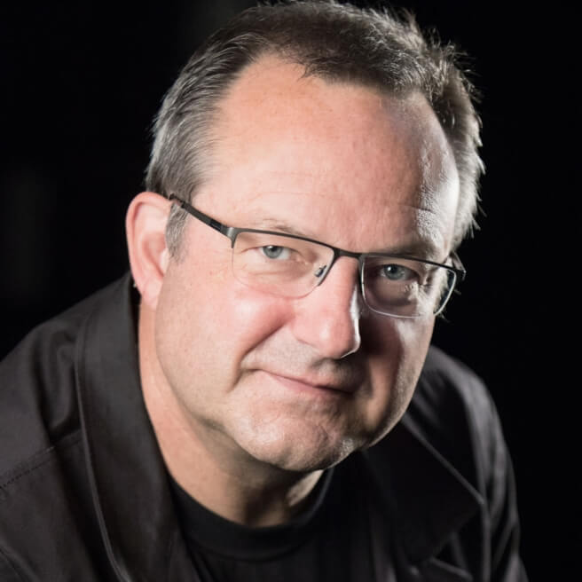 Zu sehen ist Frank Martin Widmaier, Intendant Theater Eisleben