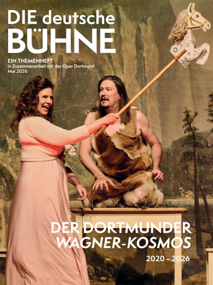 Stéphanie Müther als Brünnhilde und Daniel Frank als Siegfried in „Götterdämmerung“. Foto: Thomas M. Jauk