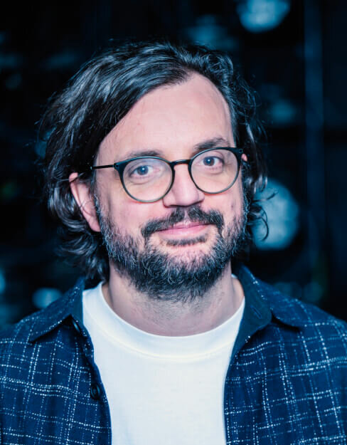 Porträt einer Person mit Brille